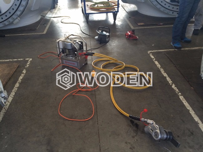 內蒙古某風電設備制造廠應用現場