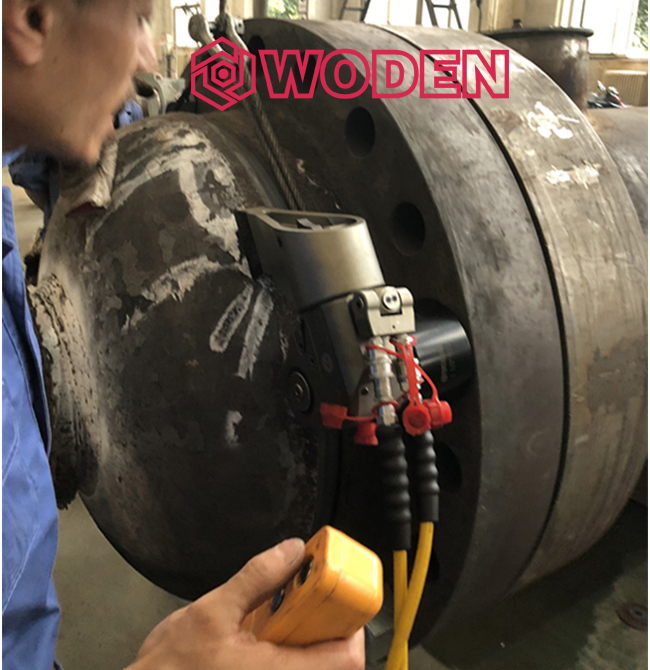 液壓扳手螺栓預(yù)緊情景 液壓扳手螺栓預(yù)緊情景