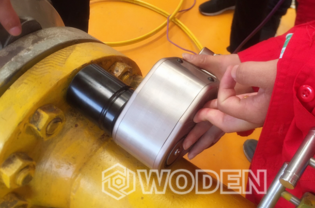 沃頓大功率液壓扳手使用現場