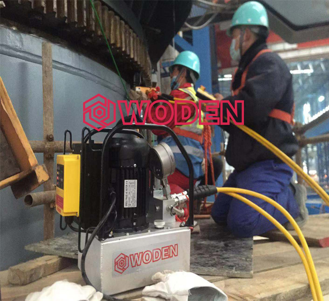 沃頓液壓扳手泵使用場景 沃頓液壓扳手泵使用場景