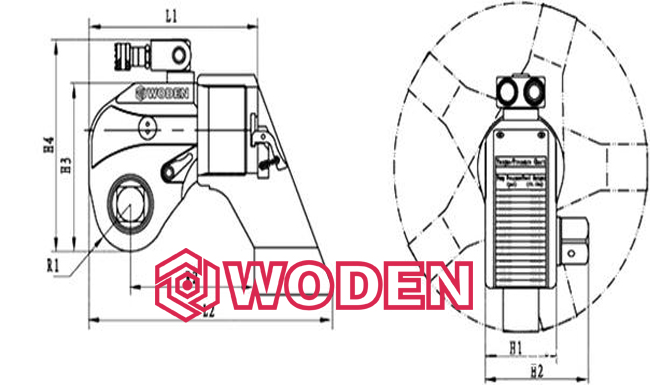 液壓扳手內部結構圖 液壓扳手內部結構圖