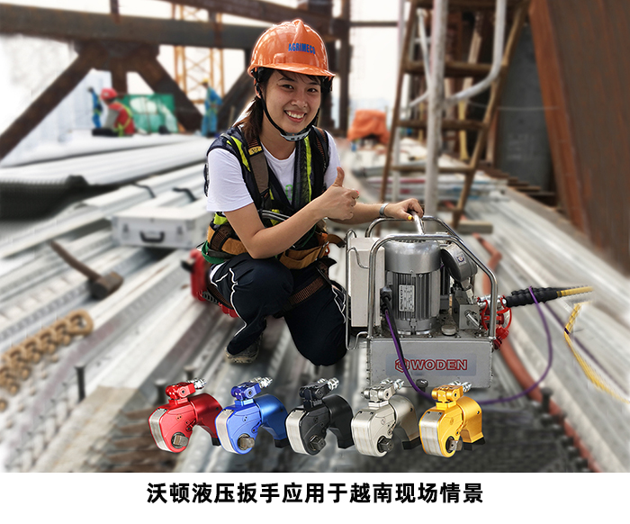 沃頓液壓扳手泵應用于國外用戶 沃頓液壓扳手泵應用于國外用戶