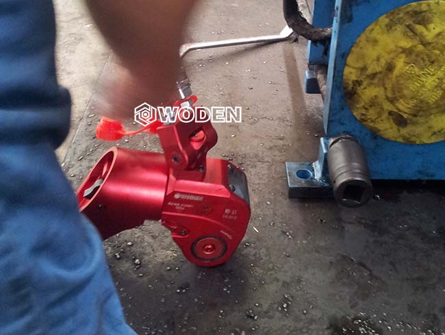 液壓扳手應用于徐州某環鍛外資企業